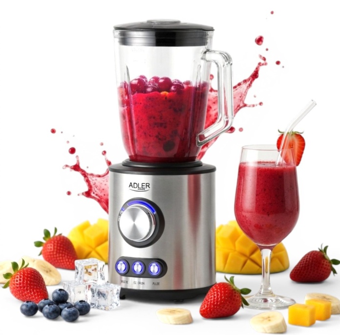 blender kielichowy Adler AD 4078 1700W szklany 1.5L inox